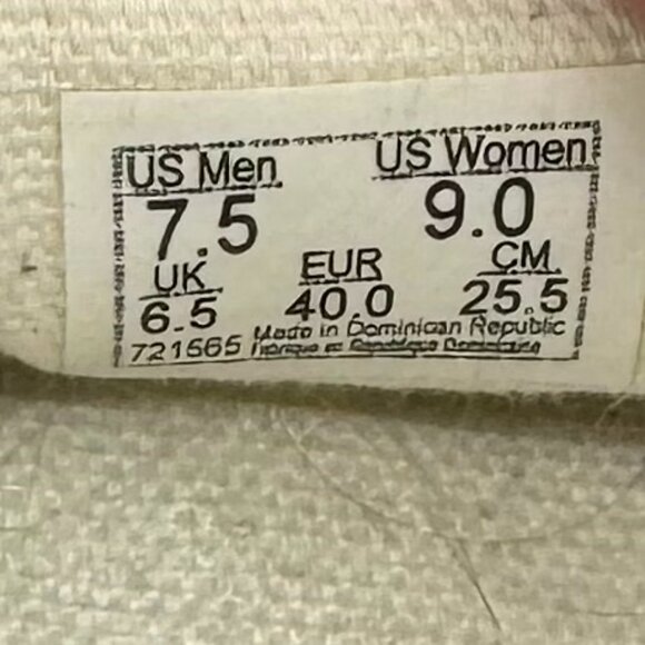 Vans Classic Checkerboard Slip On Shoes Black Natural Size Men's 7.5 Women's 9 - Picture 9 of 9